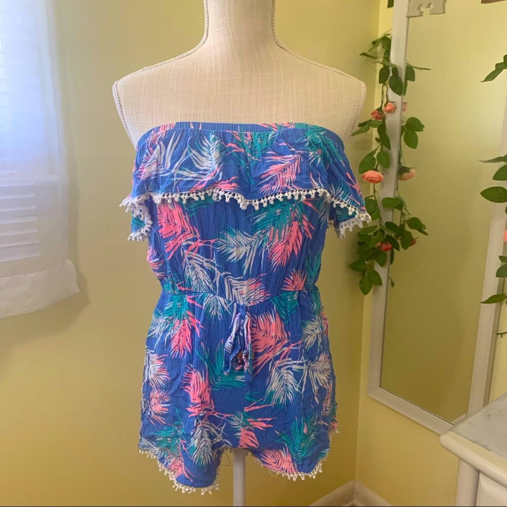 Strapless Romper